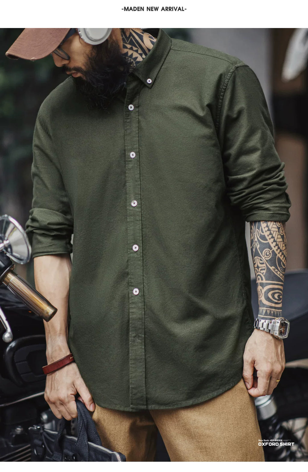Madden Casual Oxford Long Sleeve Shirt