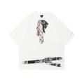 #OVDY TIE double yarn 230G Solona loose shoulder short sleeve Tee