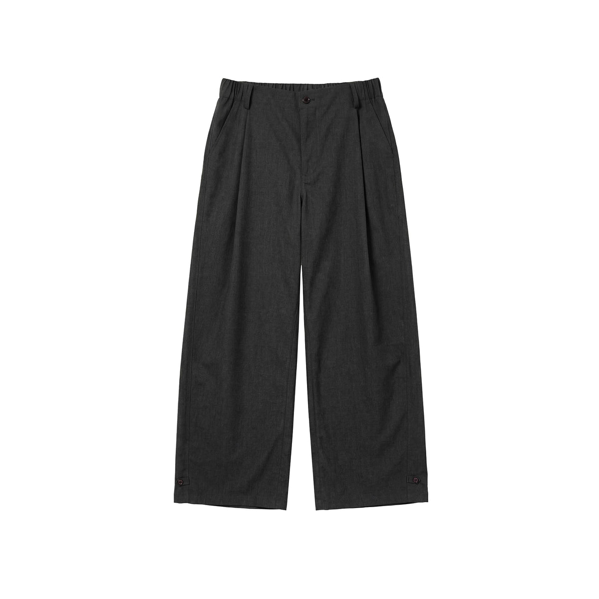 BUTTBILL Relaxed Straight-Leg Pleated Trousers