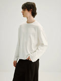 CARPEM Relaxed Slub-Knit Crewneck Long-Sleeve Tee