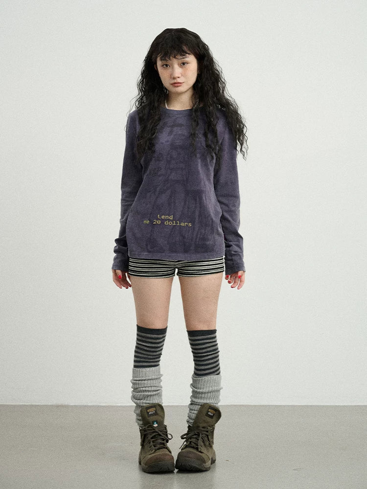 Achihara Friend Loan 100% Cotton Breathable Oversized Tee