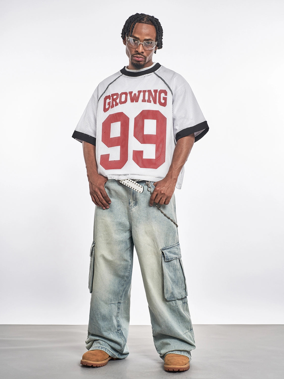 MT99 American Splicing Contrasting Jersey Tee