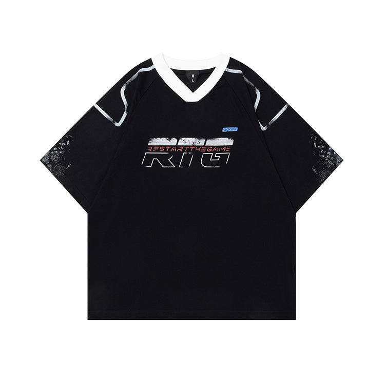 #OVDY Vintage Street Loose Short Sleeve tee