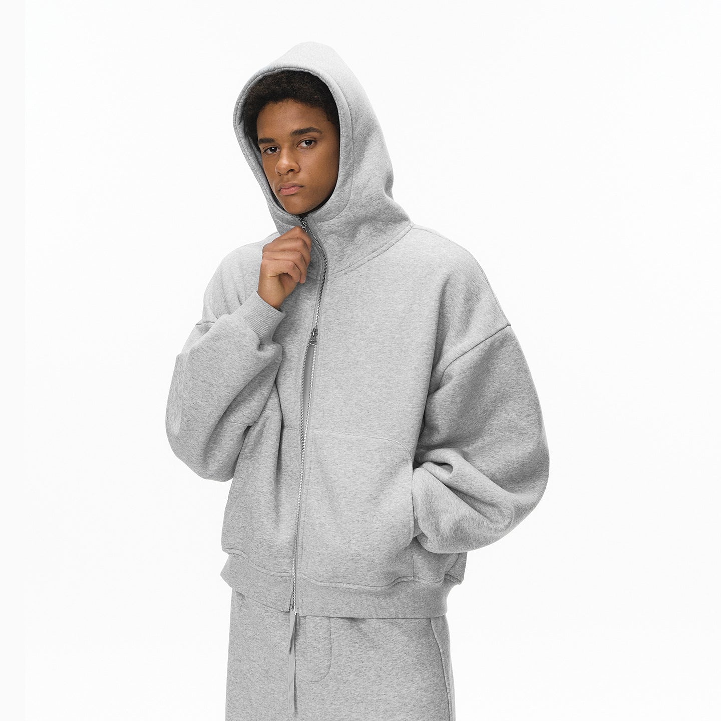 Inflation Versatile Zip Fleece Sweater