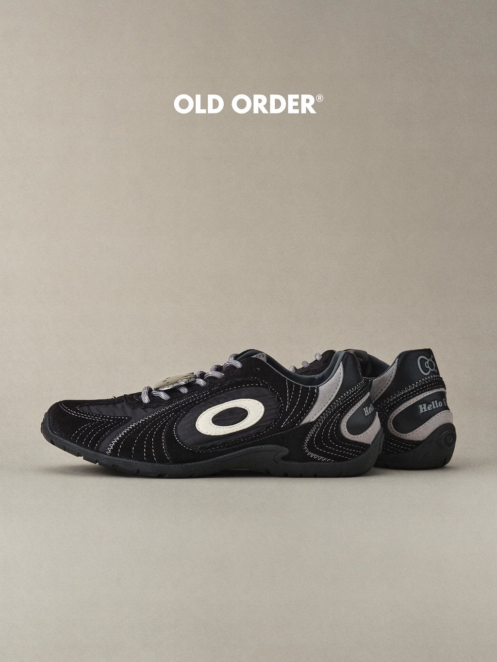 OLD ORDER Hello Kitty Suede Lace-Up Training Sneaker
