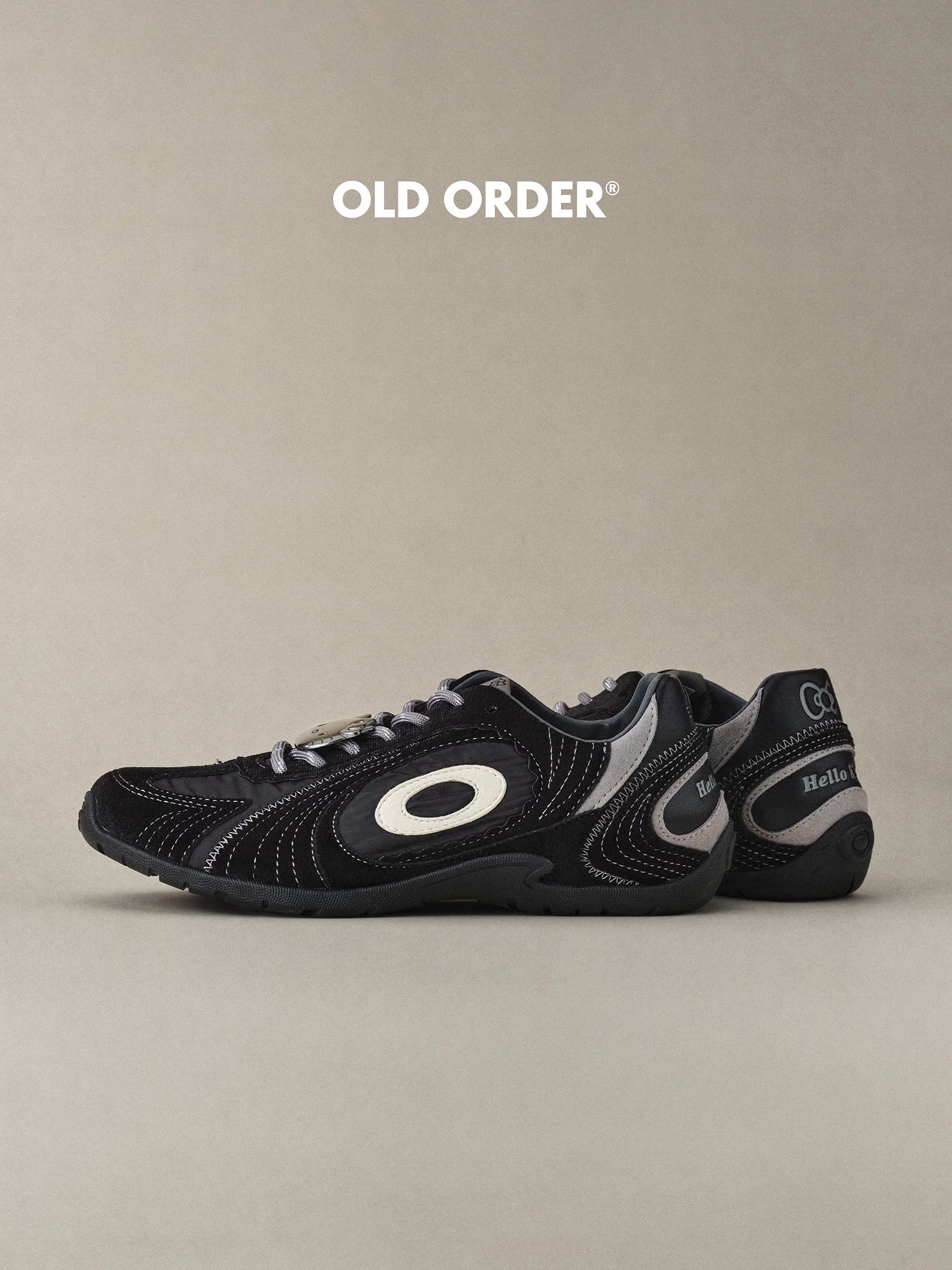 OLD ORDER Hello Kitty Suede Lace-Up Training Sneaker