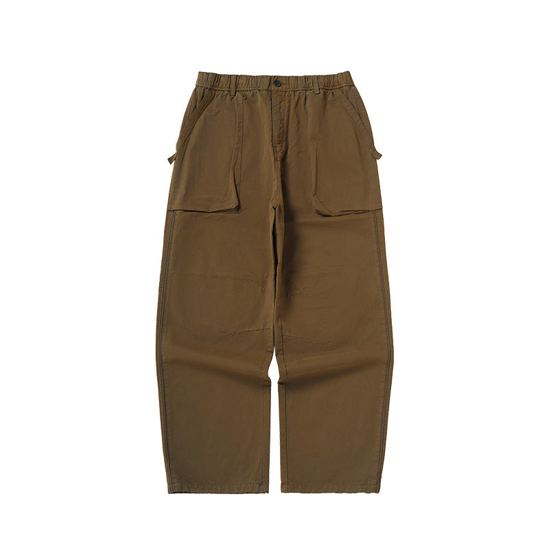 INF Azute Dyeing Thick Three-dimensional Pants