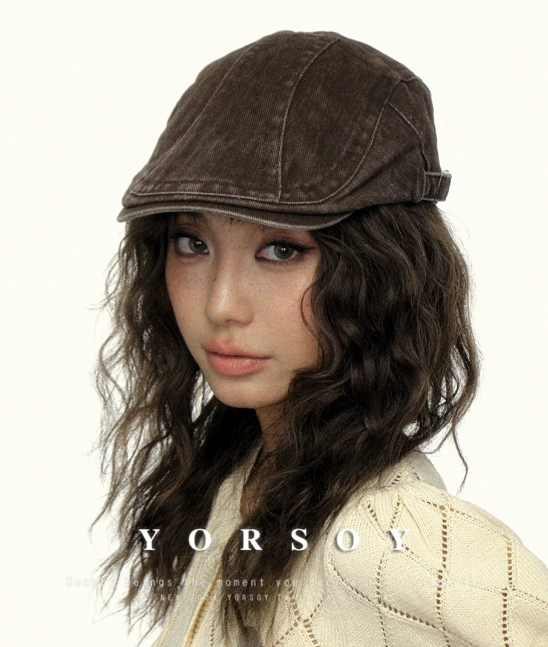 YORSOY Retro Denim Cap