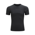 BEVAN UP UP Point-Dot Curved Hem Quick-Dry Slim Fit Tee