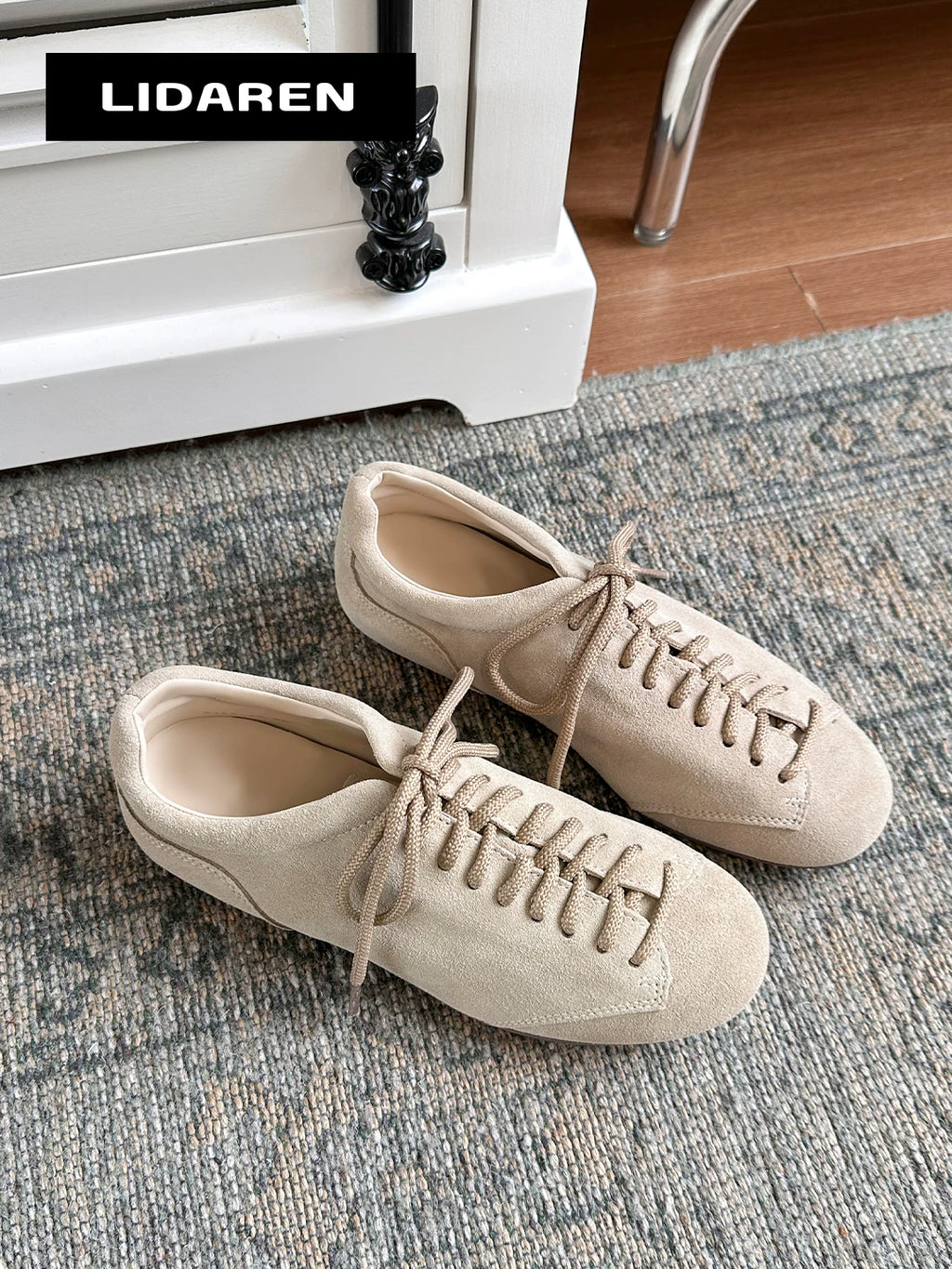 Lidaren Produced Suede Lace-Up Sneaker