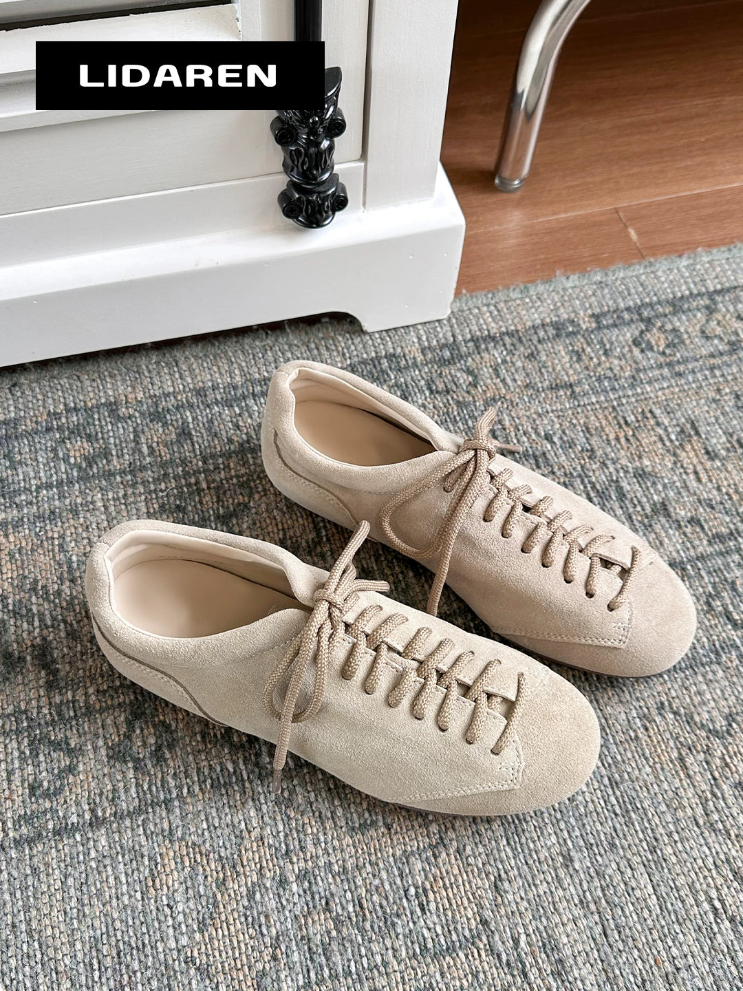 Lidaren Produced Suede Lace-Up Sneaker