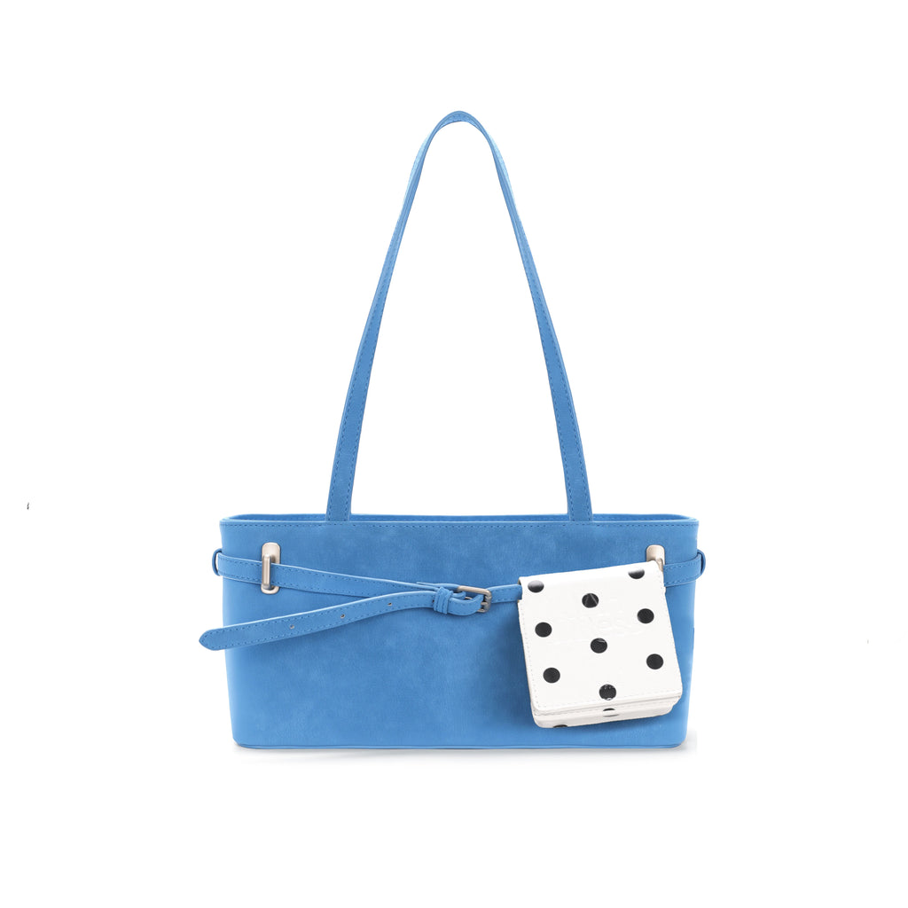 JANDRESS Faux Leather Zip-Top Shoulder Bag