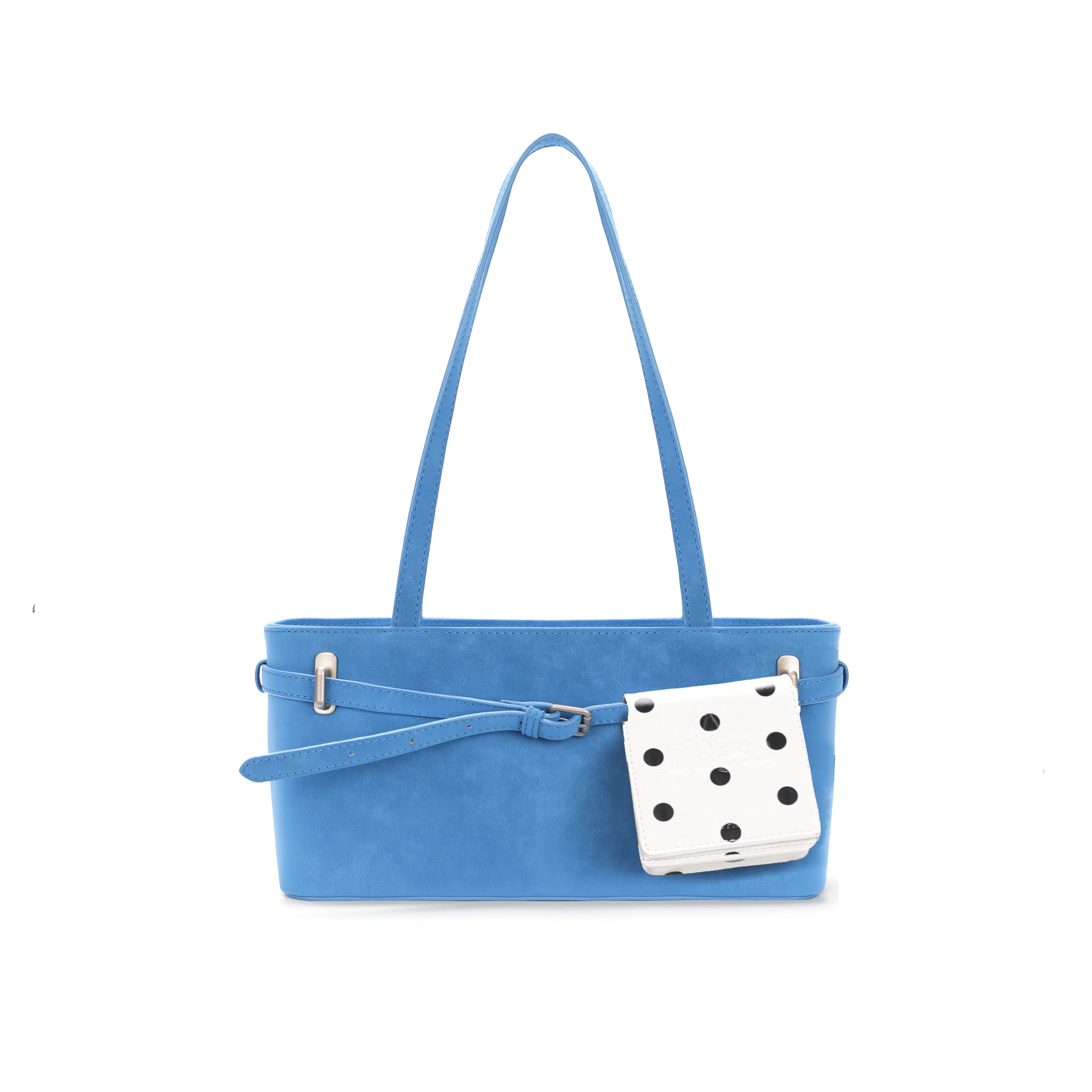 JANDRESS Faux Leather Zip-Top Shoulder Bag