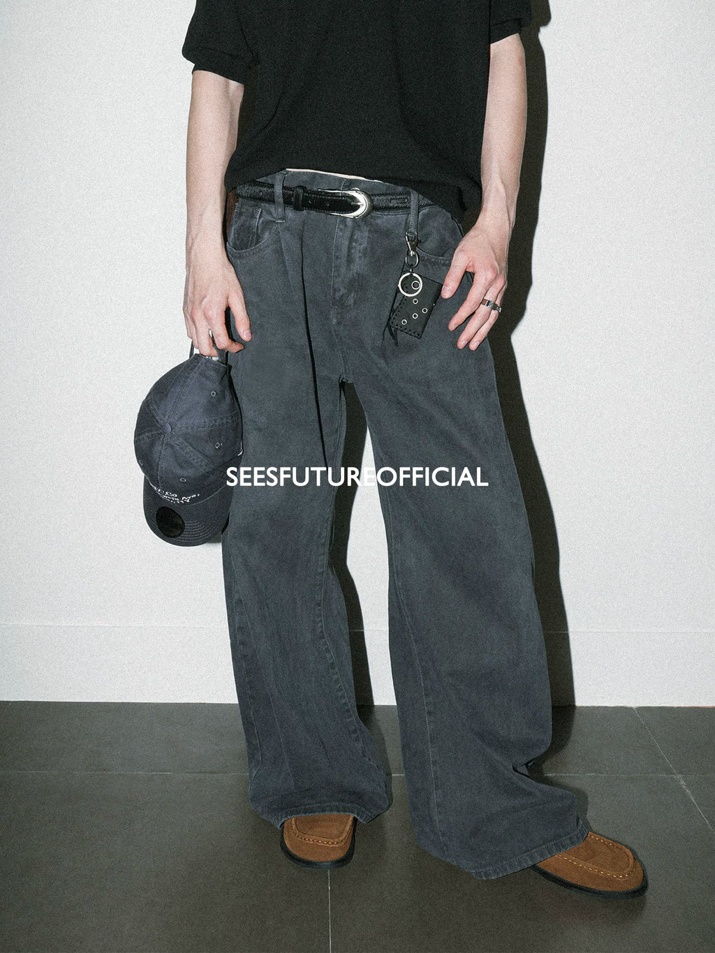 Seesfuture Vintage I-pleated Versatile Casual Pants