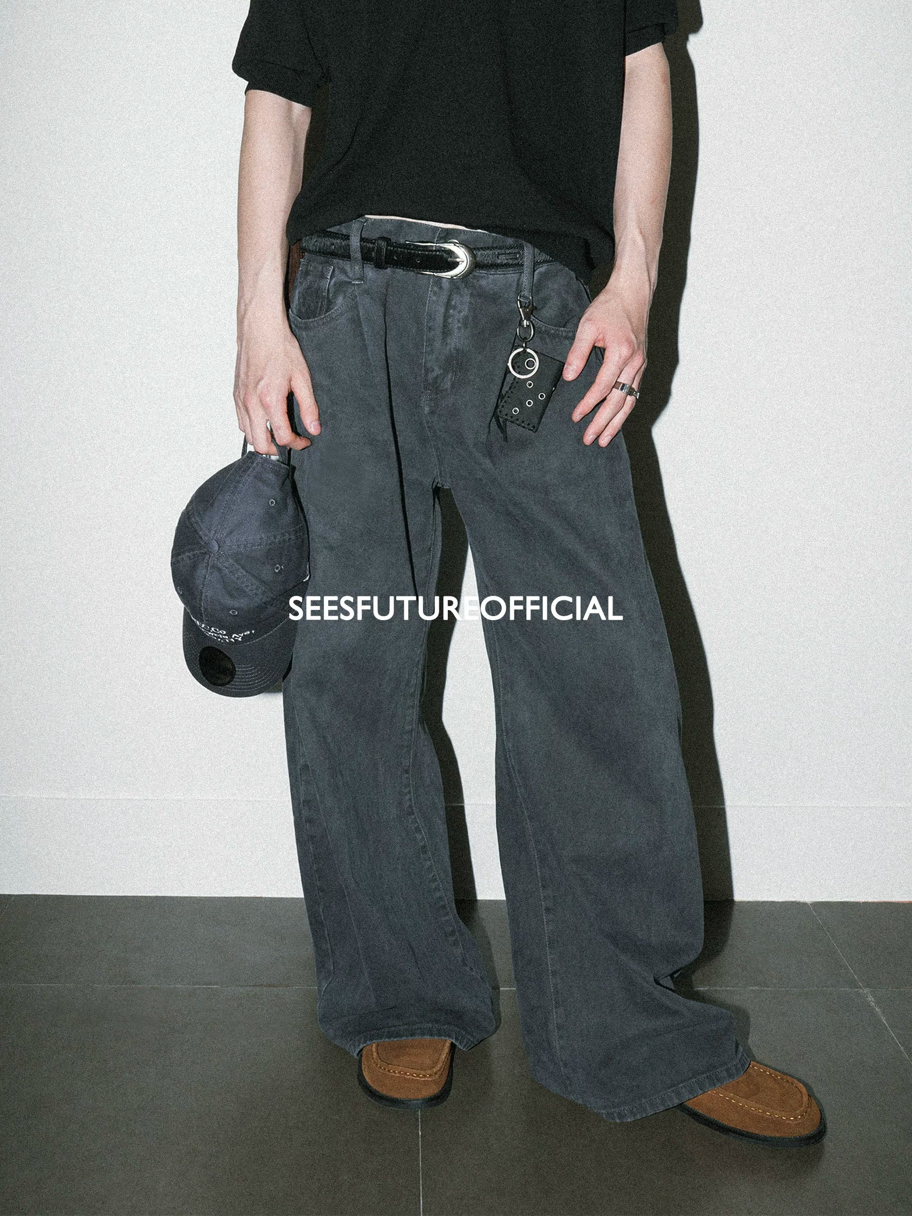 Seesfuture Vintage I-pleated Versatile Casual Pants