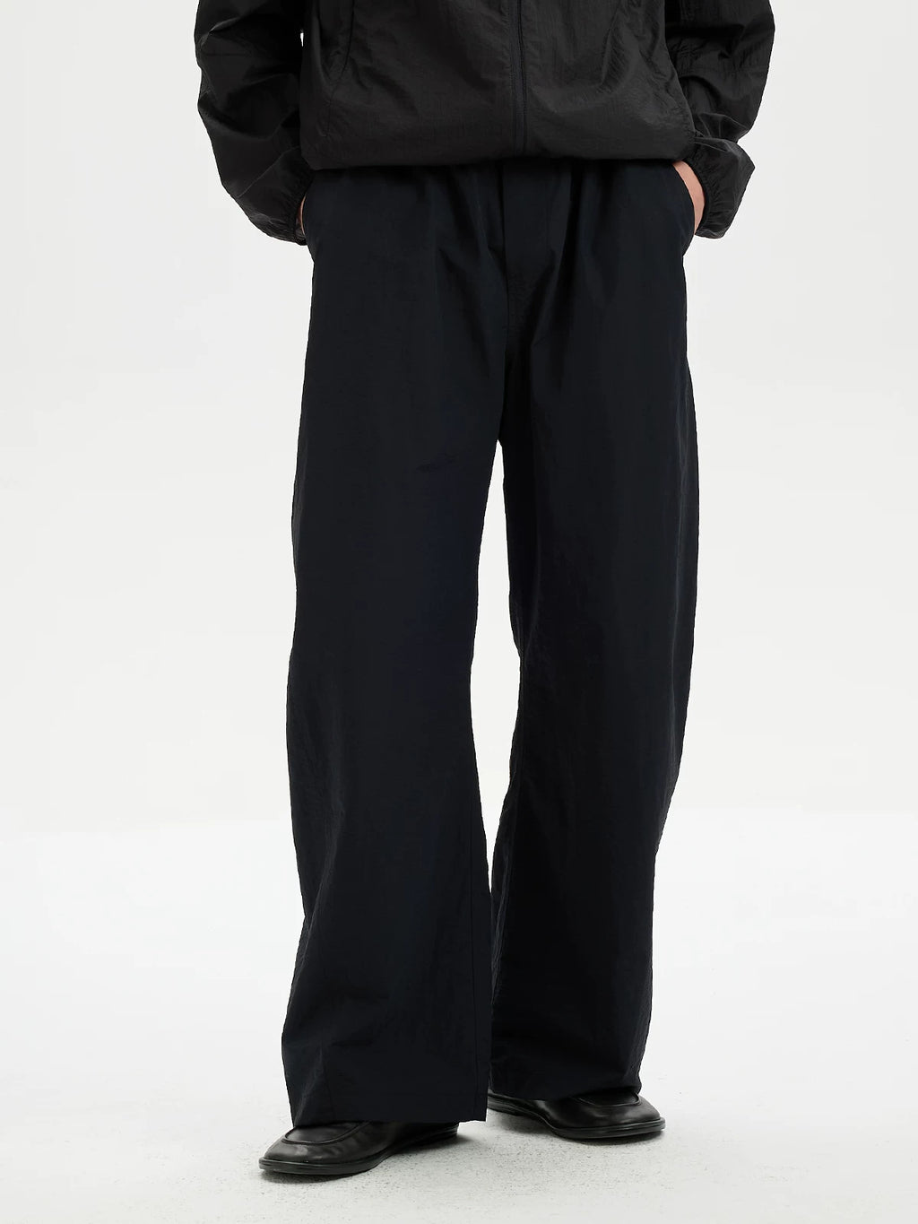 BUTTBILL 280g Breathable Linen-Blend Parachute Pants
