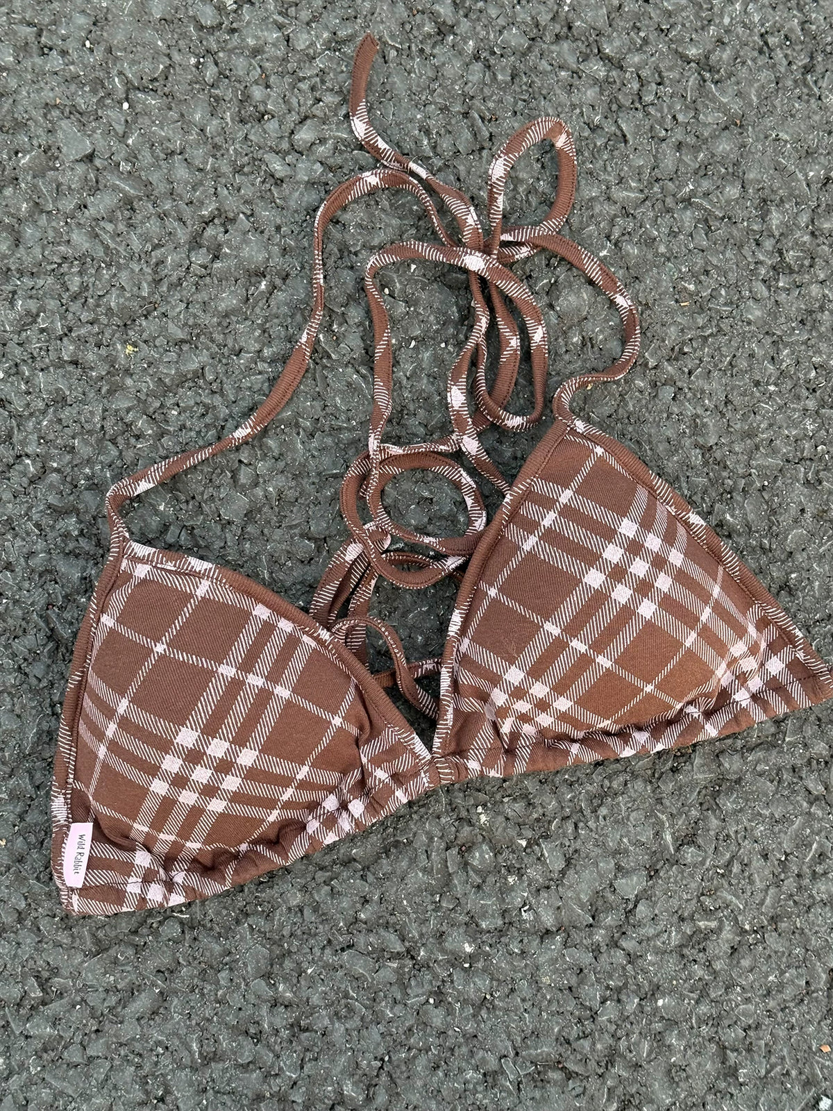 Kasugano TOO Plaid Star Triangle Bra