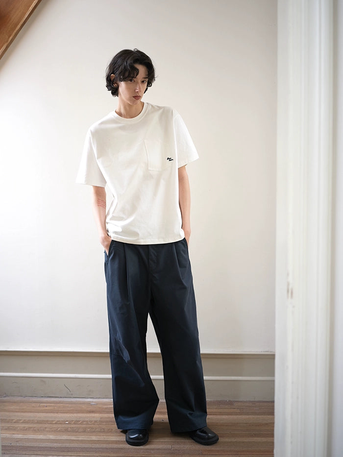 CARPEM Pleated Straight Tooling Slacks