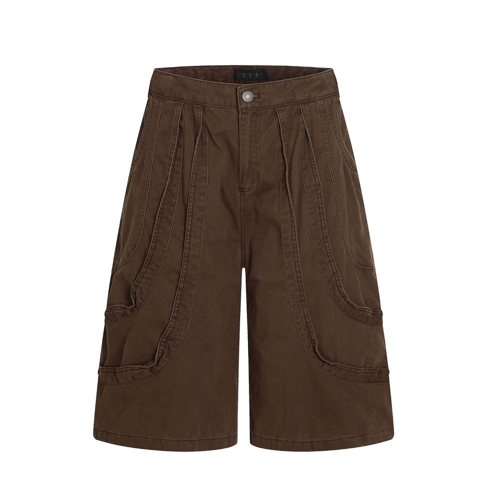 11KN Loose and Thin Wide-leg Casual Shorts