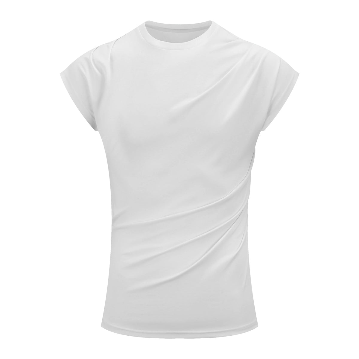 Slight Vogue Slim-Fit Breathable Asymmetric Tee