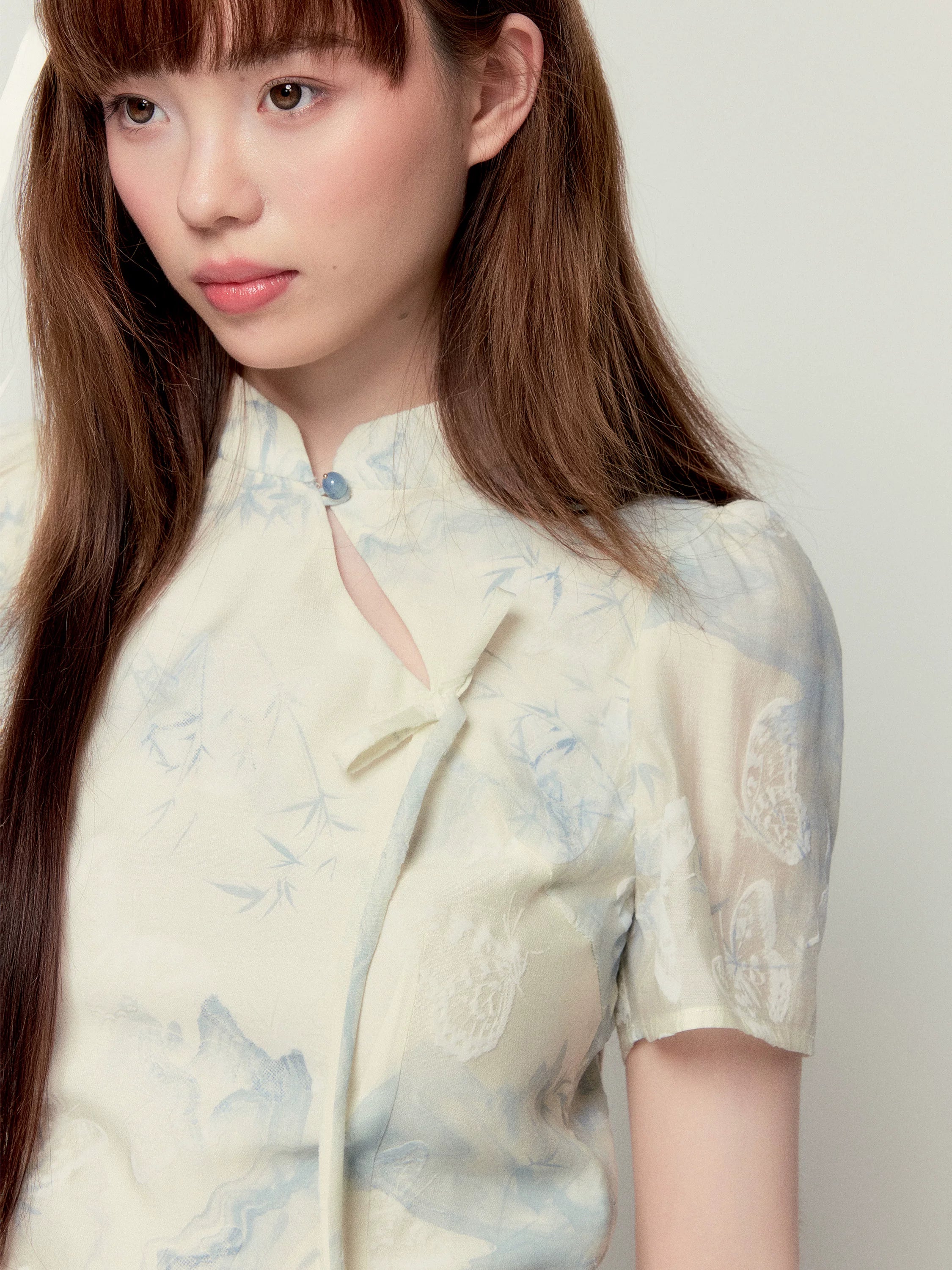 LOST FOREST New Chinese Versatile Suit Long Dress