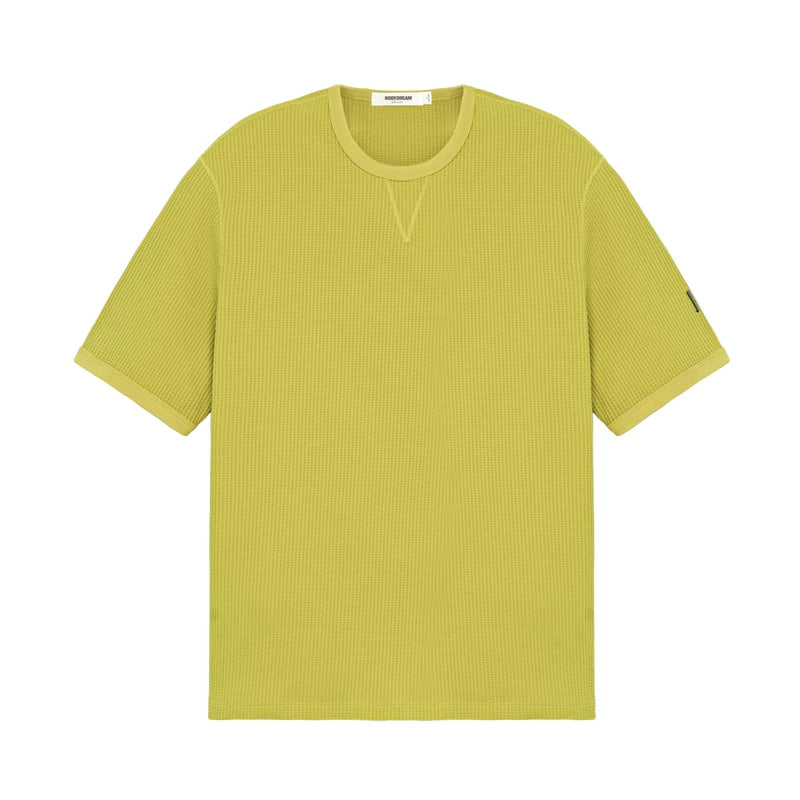 BODYDREAM Waffle Quick-Dry Wrinkle-Resistant Drop-Shoulder Tee