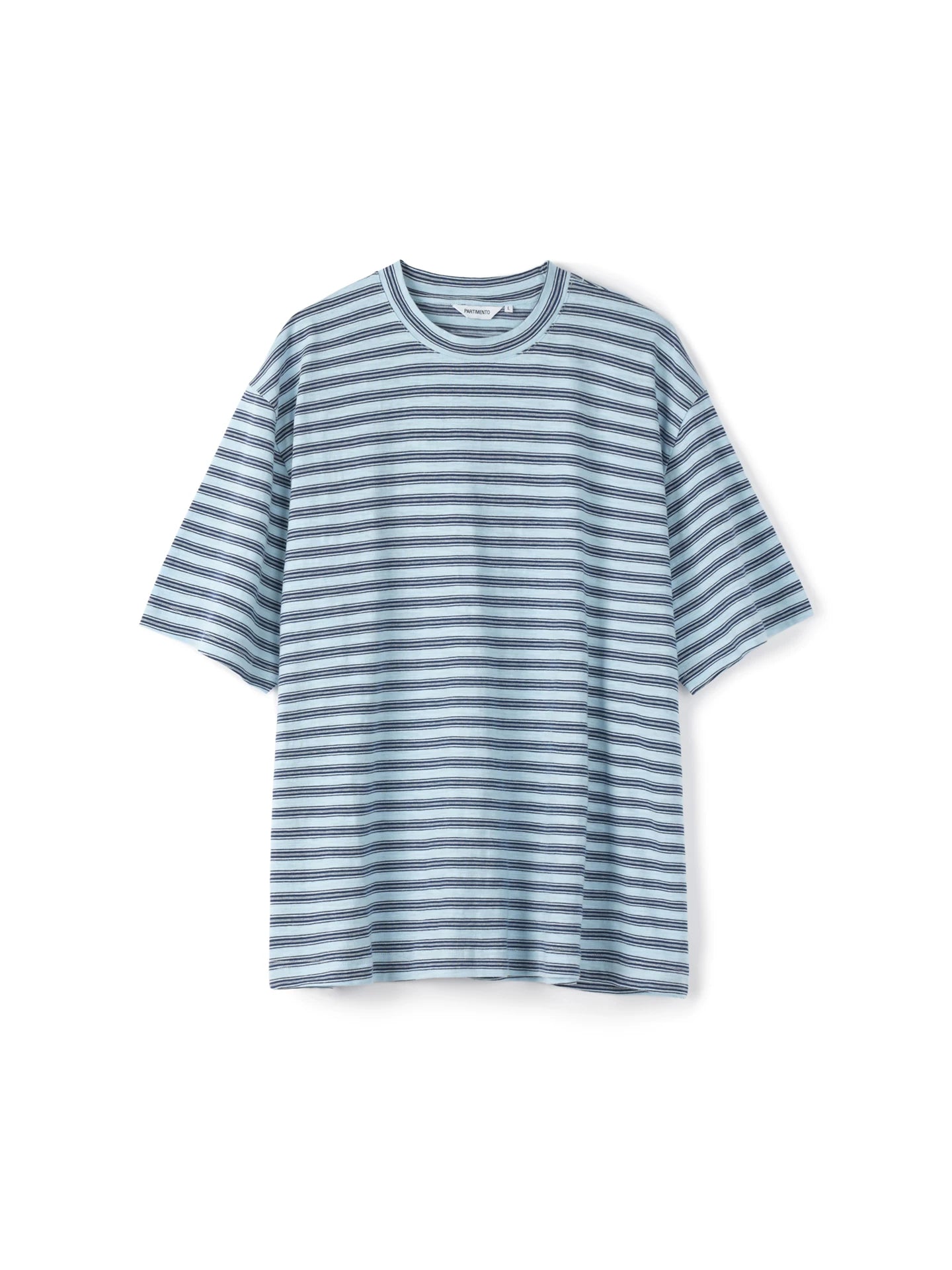 PARTIMENTO Striped 180g Breathable Loose-Fit Tee