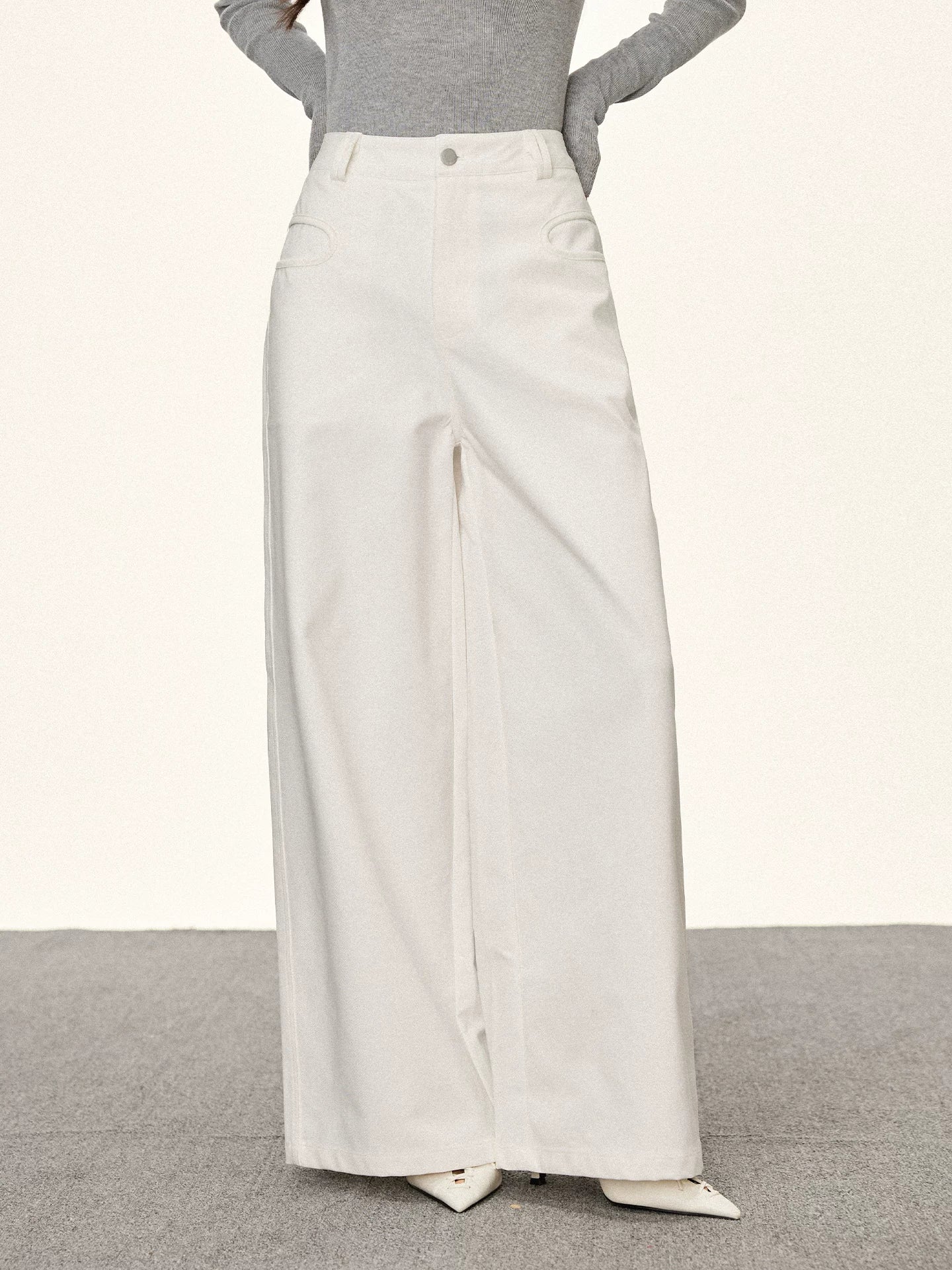 Cherry Melody High Waist Loose Straight Versatile Jeans