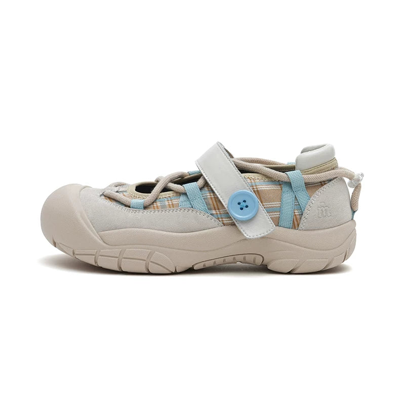 MASOOMAKE Leather Mary Jane Platform Sneaker