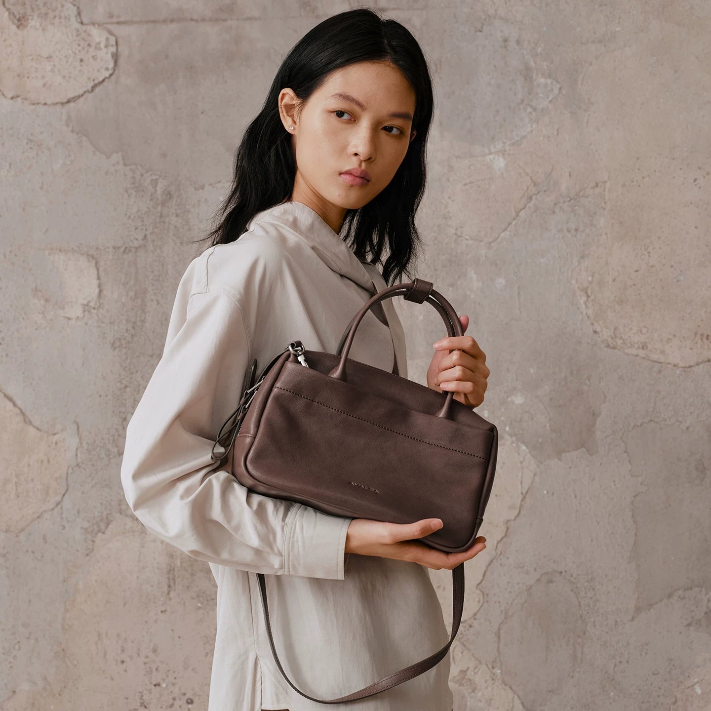 AVALEA Vintage Handheld Shoulder Bag