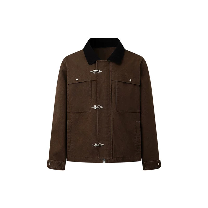 DIMC Barn-Style Aviation Buckle 400g Windproof Relaxed Jacket