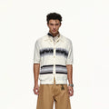 OPENFLY Merino Wool Waffle Knit Polo Collar Cardigan