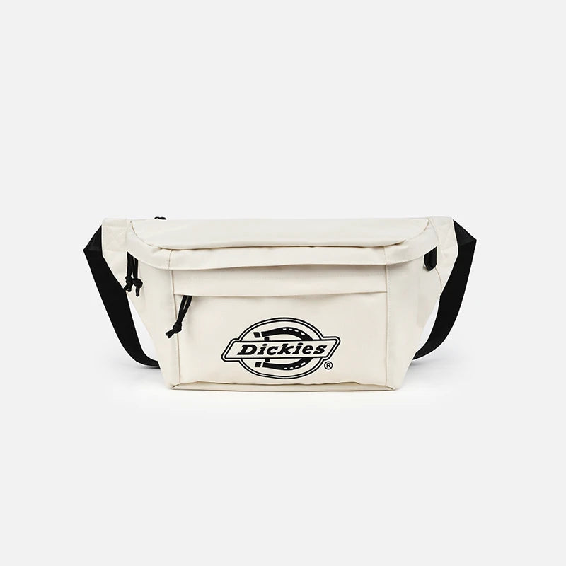 Dickies Midnight Black Nylon Zip Crossbody Sling Bag