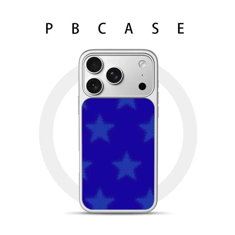 PBCASE Magnetic Frosted Glass Minimalist Phone Case