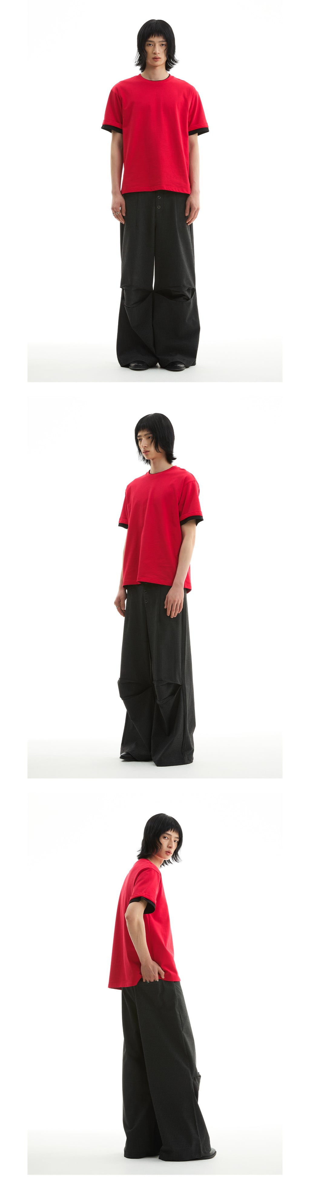 FUNKYFUN 2025SS five-color pure cotton 230g loose Tee