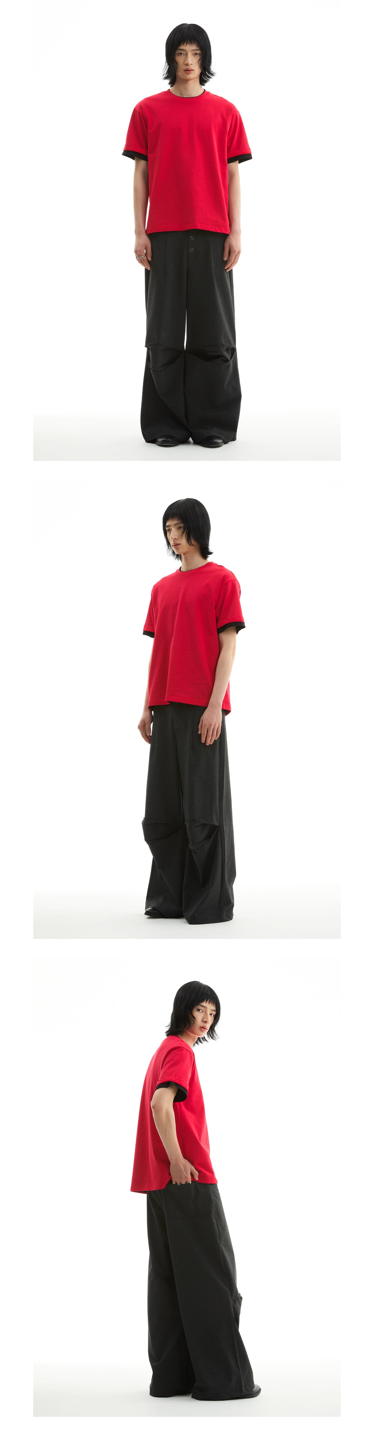 FUNKYFUN 2025SS five-color pure cotton 230g loose Tee