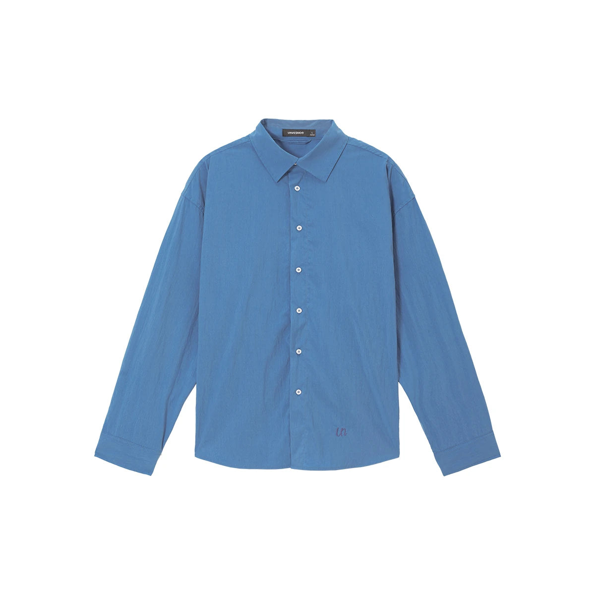 Unvesno Relaxed Washed Lyocell Long-Sleeve Shirt