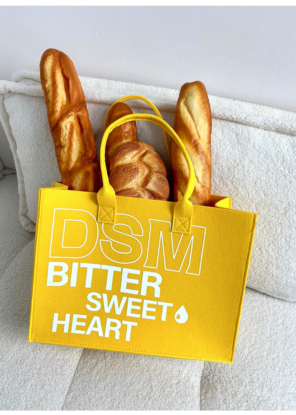 DONSMOKE Felt Temperament Hand Bag