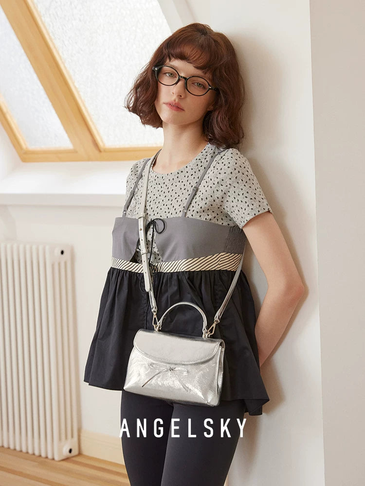 ANGELSKY Mini Niche Bow Shoulder Bag