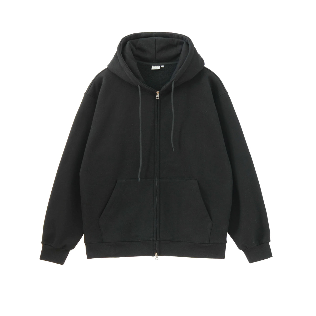 BUTTBILL 500g Warm Fleece-Lined Zip-Up Hoodie