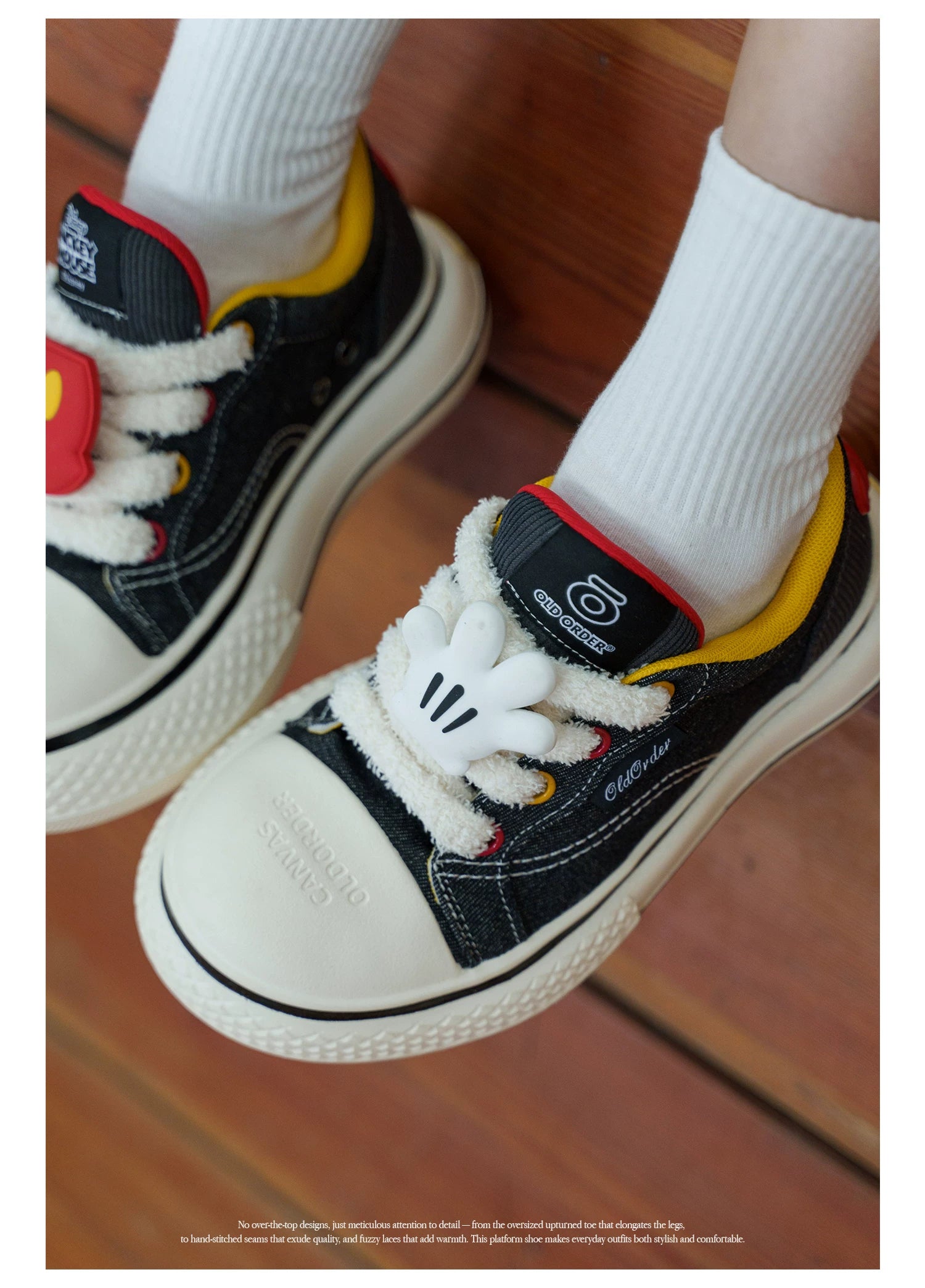 OLD ORDER Canvas Mickey Retro Sneaker