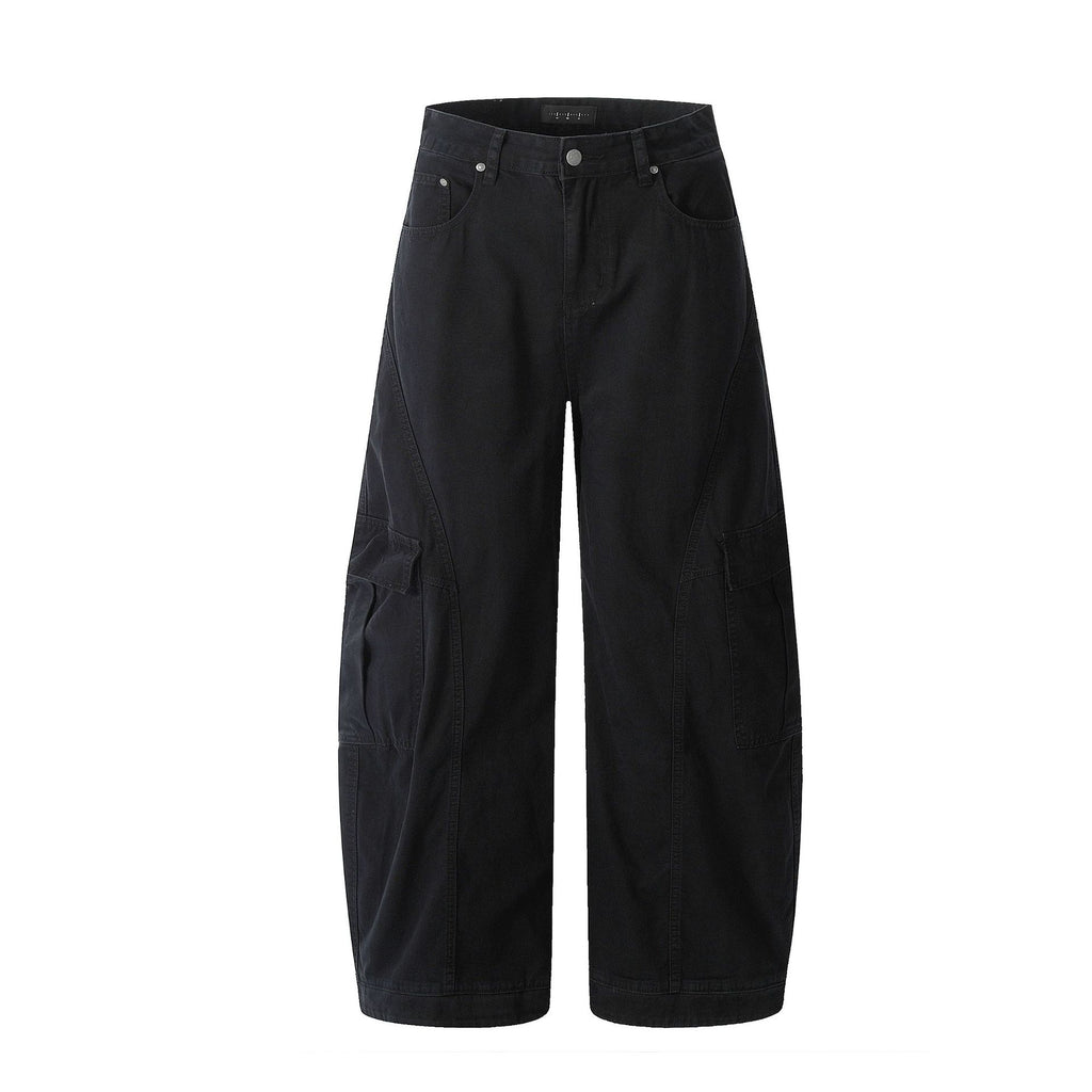 11KN Retro Loose and Thin Casual Wide-leg Trousers