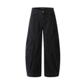 11KN Retro Loose and Thin Casual Wide-leg Trousers