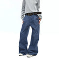TRUQUEST Vintage Wide Leg Loose Straight Overalls