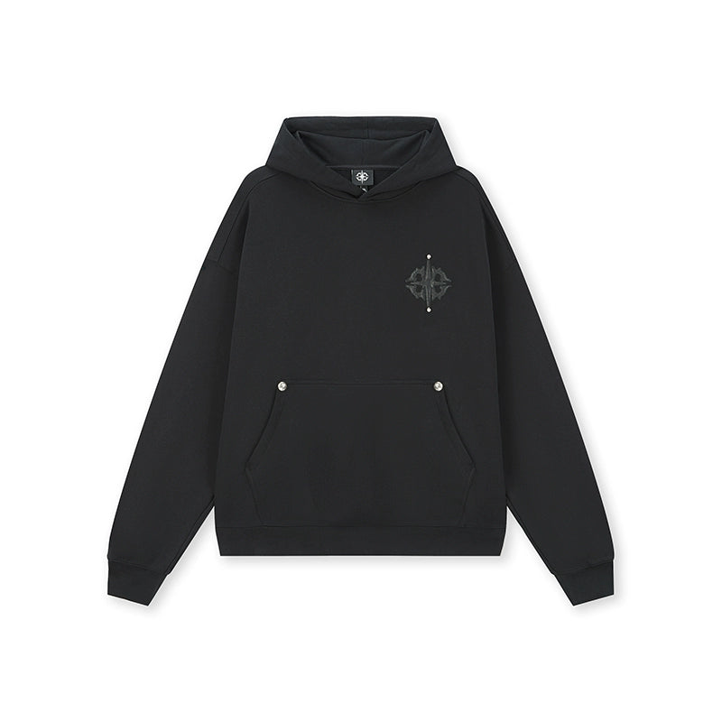 DICETINY Loose Heavy Hooded Sweater