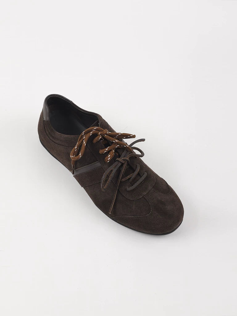 AMBSOM Suede Lace-Up Derby