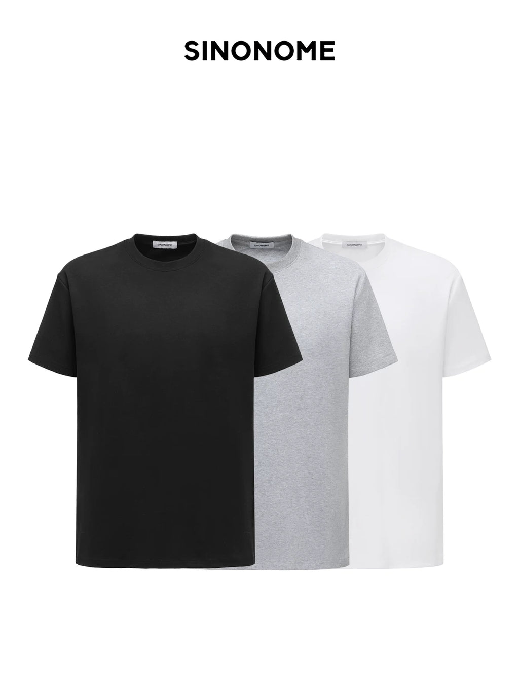 SINONOME Cool Small Neckline Casual Tee