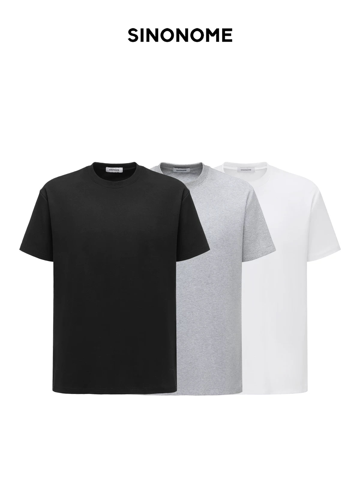 SINONOME Cool Small Neckline Casual Tee