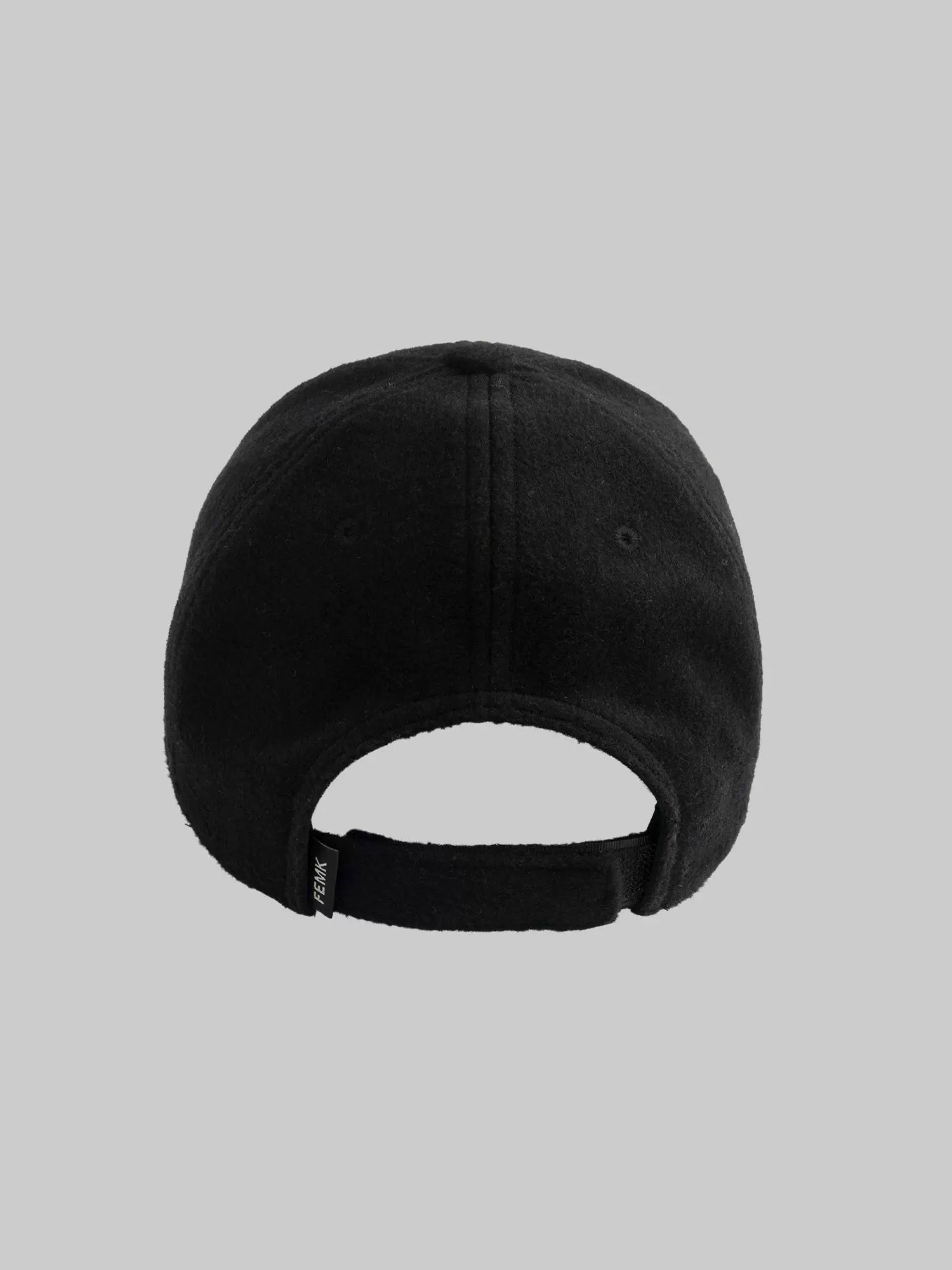Fleamarket Woolen Brim Embroidered College Style Baseball Cap