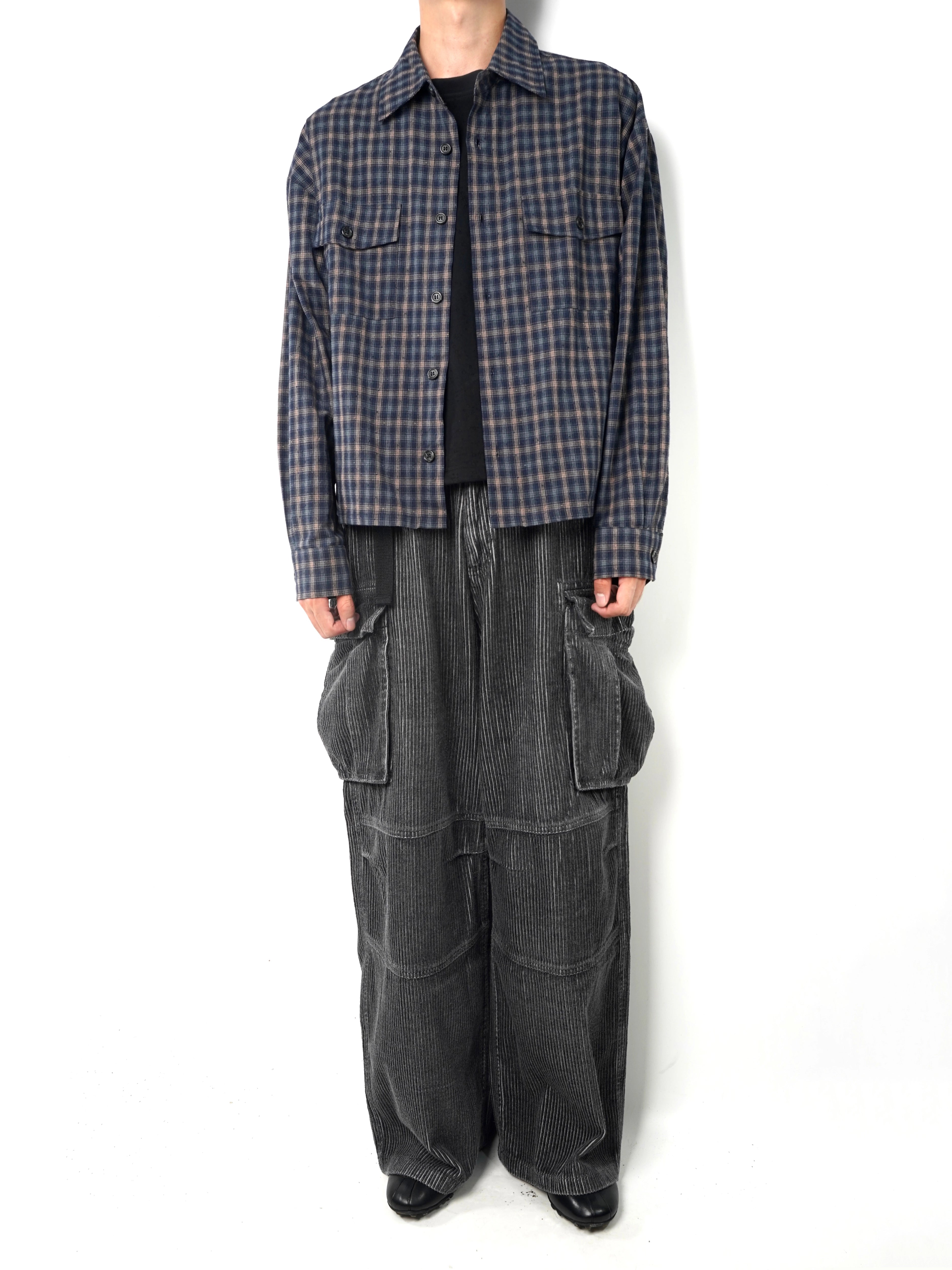 VOWPROGRESS Slack Plaid Shirt